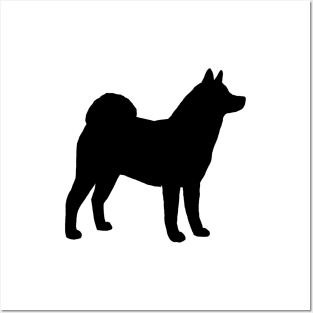 Akita Dog Breed Silhouette Posters and Art